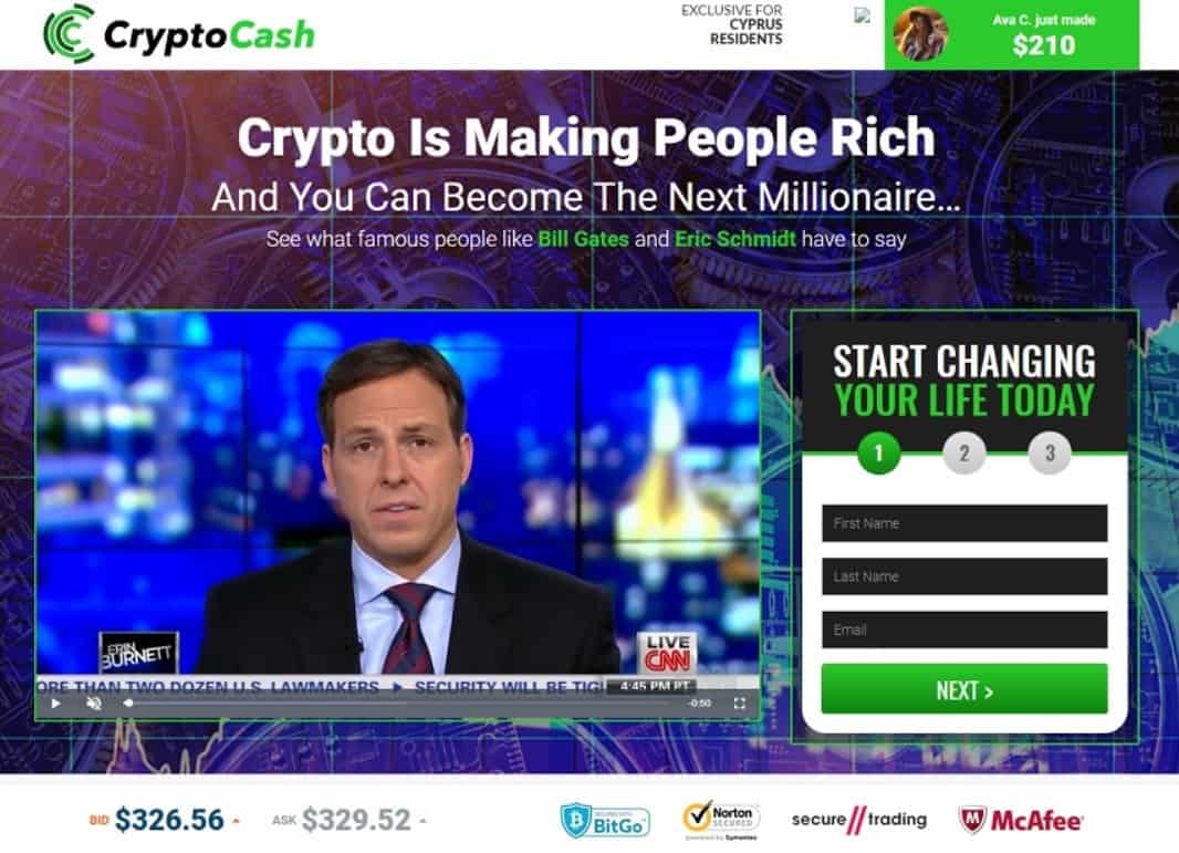 Crypto Cash - Scam or not? Review 2020. What is it?