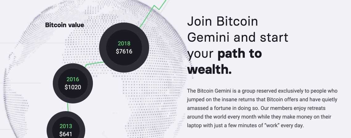 gemini investments bitcoin